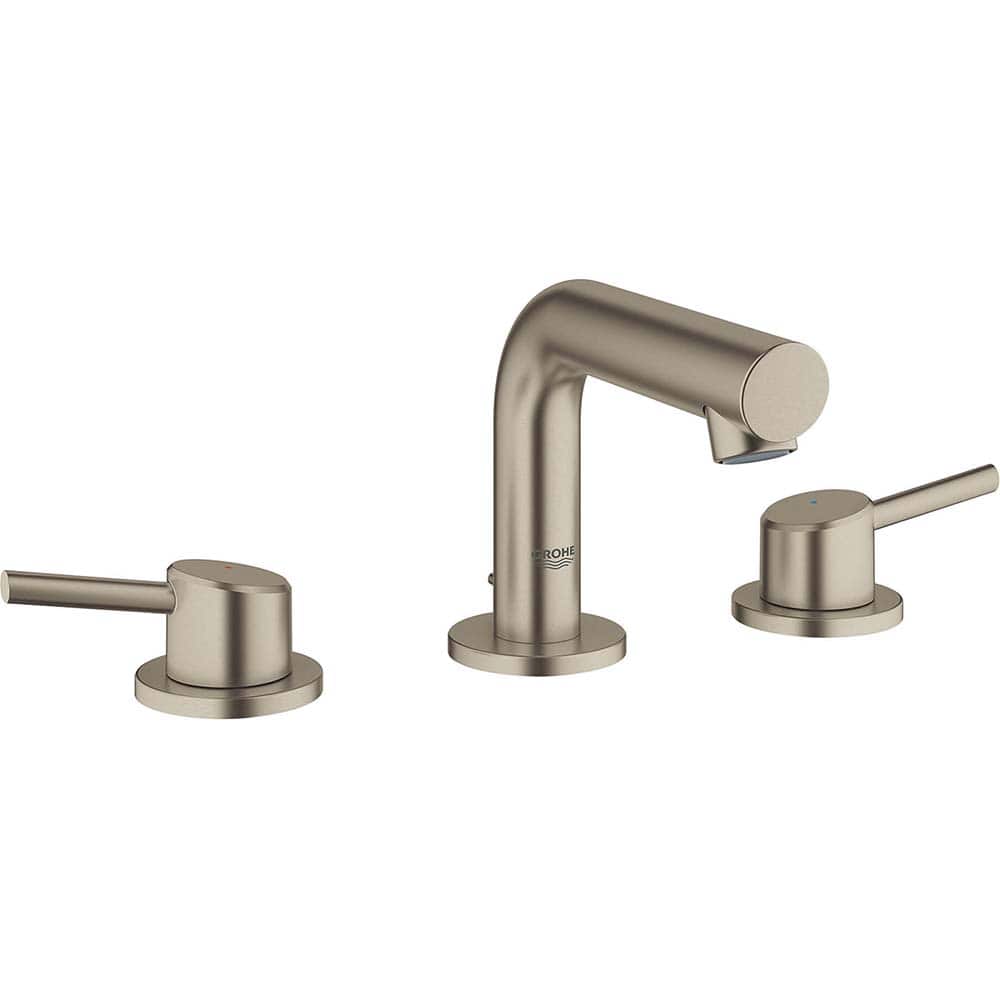 Grohe - Lavatory Faucets; Type: Widespread ; Spout Type: Low Arc ; Design: Lever ; Handle Type: Lever ; Mounting Centers: 8 (Inch); Drain Type: Pop-Up - Exact Tooling