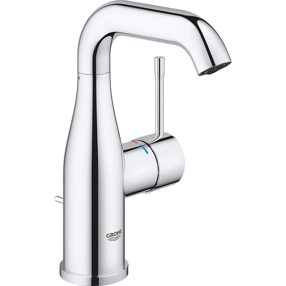 Grohe - Lavatory Faucets; Type: Deck Mount ; Spout Type: High Arc ; Design: Lever ; Handle Type: Lever ; Mounting Centers: Single Hole (Inch); Drain Type: Pop-Up - Exact Tooling