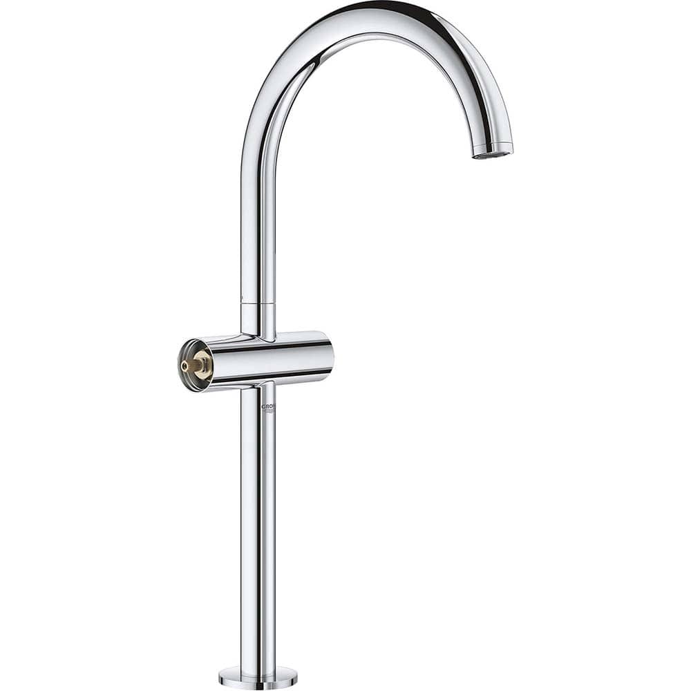 Grohe - Lavatory Faucets; Type: Deck Mount ; Spout Type: High Arc ; Design: Two Handle ; Handle Type: Lever ; Mounting Centers: Single Hole (Inch); Drain Type: No Drain - Exact Tooling