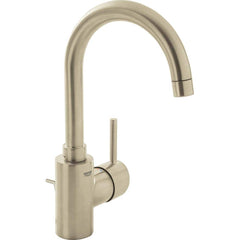 Grohe - Lavatory Faucets; Type: Deck Mount ; Spout Type: Low Arc ; Design: Lever ; Handle Type: Lever ; Mounting Centers: Single Hole (Inch); Drain Type: Pop-Up - Exact Tooling