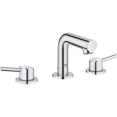 Grohe - Lavatory Faucets; Type: Widespread ; Spout Type: Low Arc ; Design: Two Handle ; Handle Type: Lever ; Mounting Centers: 8 (Inch); Drain Type: No Drain - Exact Tooling