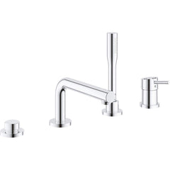 Grohe - Tub & Shower Faucets; Type: Bathtub Faucet with Handshower ; Style: Contemporary; Modern; Transitional ; Design: One Handle ; Material: Metal ; Handle Type: Lever ; Handle Material: Metal - Exact Tooling