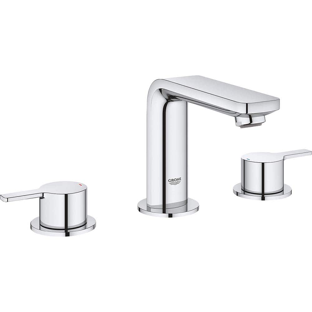 Grohe - Lavatory Faucets; Type: Widespread ; Spout Type: High Arc ; Design: Two Handle ; Handle Type: Lever ; Mounting Centers: 8 (Inch); Drain Type: Pop-Up - Exact Tooling