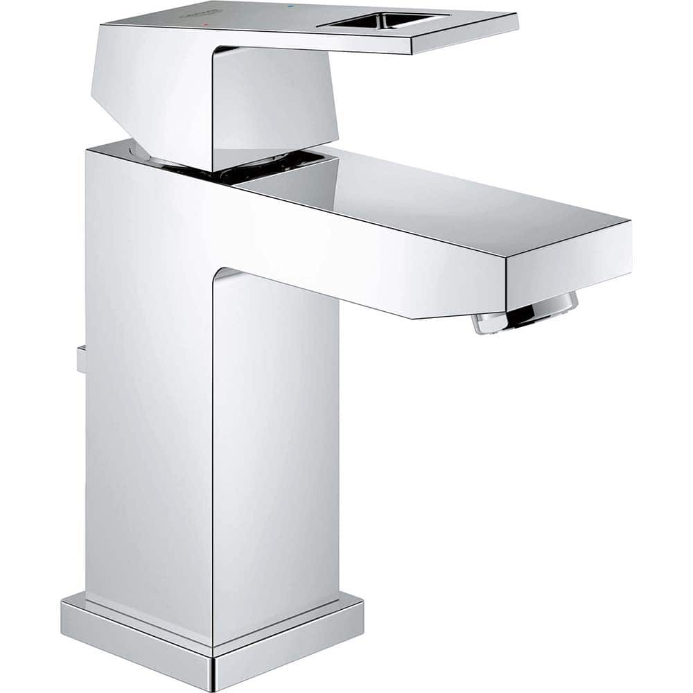 Grohe - Lavatory Faucets; Type: Deck Mount ; Spout Type: Low Arc ; Design: Lever ; Handle Type: Lever ; Mounting Centers: Single Hole (Inch); Drain Type: Pop-Up - Exact Tooling
