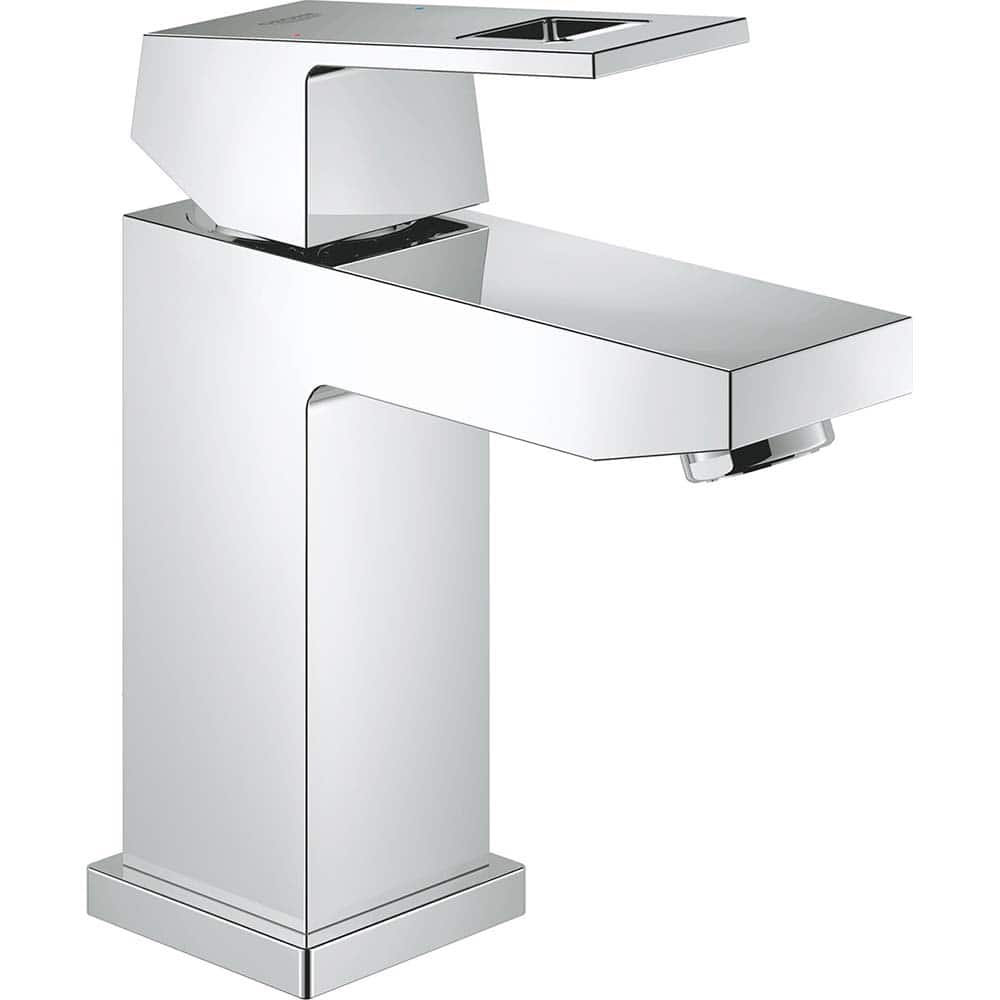 Grohe - Lavatory Faucets; Type: Deck Mount ; Spout Type: Low Arc ; Design: Lever ; Handle Type: Lever ; Mounting Centers: Single Hole (Inch); Drain Type: No Drain - Exact Tooling