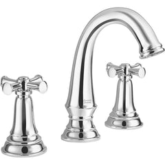 American Standard - Lavatory Faucets; Type: Widespread ; Spout Type: High Arc ; Design: Two Handle ; Handle Type: Cross ; Mounting Centers: 8 (Inch); Drain Type: Pop-Up - Exact Tooling