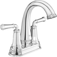 American Standard - Lavatory Faucets; Type: Centerset ; Spout Type: High Arc ; Design: Two Handle ; Handle Type: Lever ; Mounting Centers: 4 (Inch); Drain Type: Pop-Up - Exact Tooling
