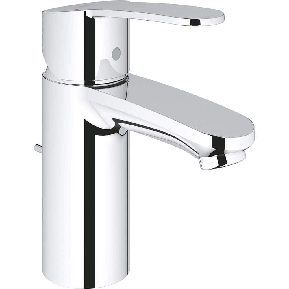 Grohe - Lavatory Faucets; Type: Deck Mount ; Spout Type: Low Arc ; Design: Lever ; Handle Type: Lever ; Mounting Centers: Single Hole (Inch); Drain Type: Pop-Up - Exact Tooling