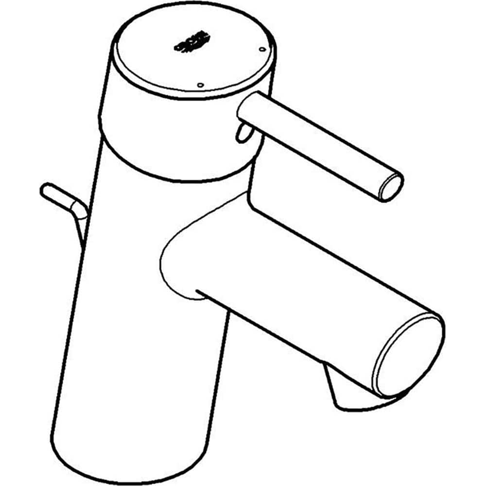 Grohe - Lavatory Faucets; Type: Deck Mount ; Spout Type: Standard ; Design: Lever ; Handle Type: Lever ; Mounting Centers: Single Hole (Inch); Drain Type: Pop-Up - Exact Tooling