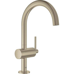 Grohe - Lavatory Faucets; Type: Deck Mount ; Spout Type: High Arc ; Design: Lever ; Handle Type: Lever ; Mounting Centers: Single Hole (Inch); Drain Type: No Drain - Exact Tooling