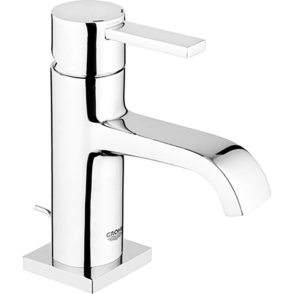 Grohe - Lavatory Faucets; Type: Deck Mount ; Spout Type: Low Arc ; Design: Lever ; Handle Type: Lever ; Mounting Centers: Single Hole (Inch); Drain Type: Pop-Up - Exact Tooling