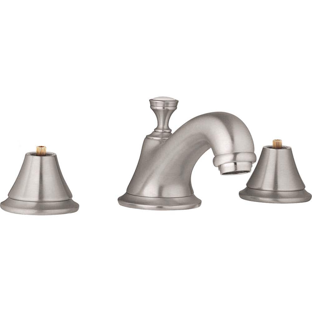 Grohe - Lavatory Faucets; Type: Widespread ; Spout Type: Low Arc ; Design: Two Handle ; Handle Type: No Handle ; Mounting Centers: 8 (Inch); Drain Type: Pop-Up - Exact Tooling