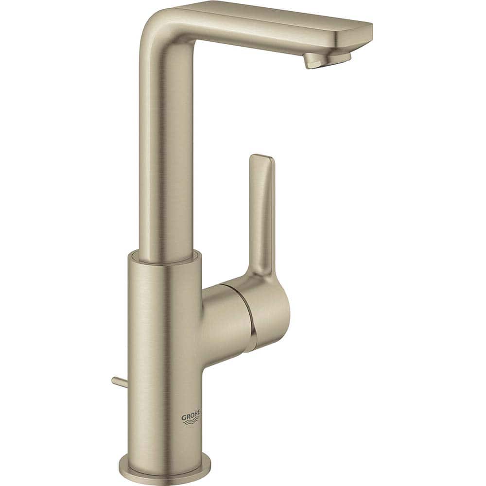 Grohe - Lavatory Faucets; Type: Deck Mount ; Spout Type: High Arc ; Design: Lever ; Handle Type: Lever ; Mounting Centers: Single Hole (Inch); Drain Type: Pop-Up - Exact Tooling