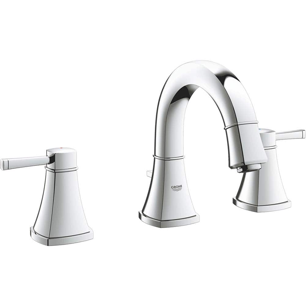 Grohe - Lavatory Faucets; Type: Widespread ; Spout Type: Low Arc ; Design: Lever ; Handle Type: Lever ; Mounting Centers: 8 (Inch); Drain Type: Pop-Up - Exact Tooling