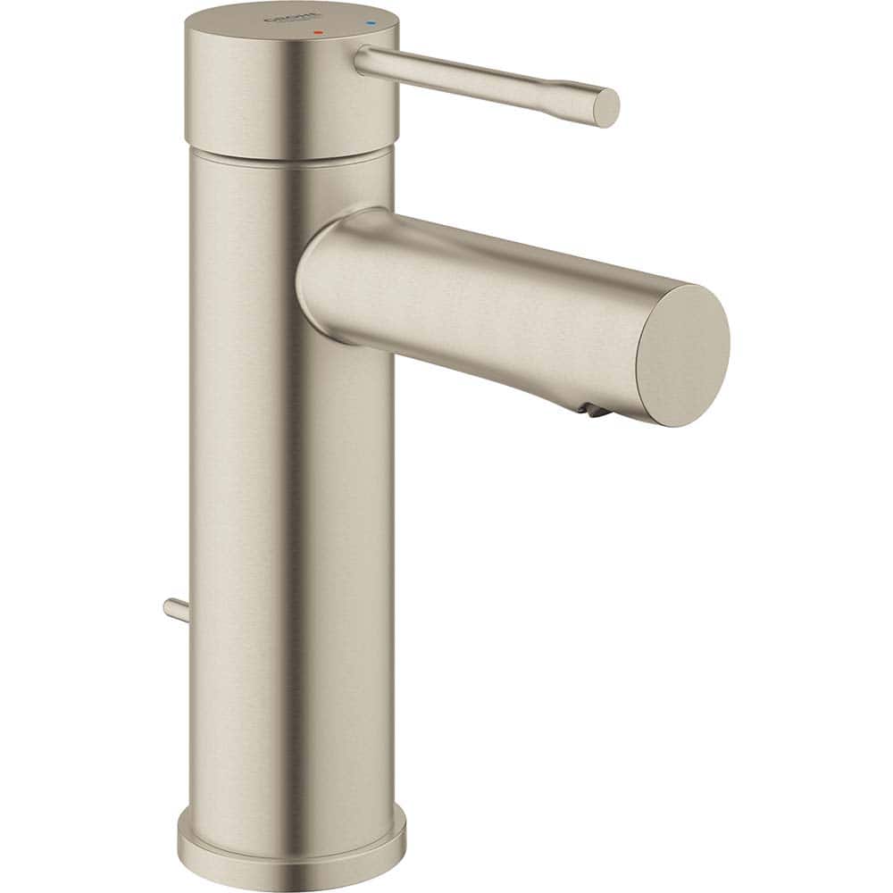 Grohe - Lavatory Faucets; Type: Deck Mount ; Spout Type: Low Arc ; Design: Lever ; Handle Type: Lever ; Mounting Centers: Single Hole (Inch); Drain Type: Pop-Up - Exact Tooling