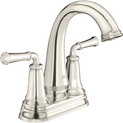 American Standard - Lavatory Faucets; Type: Centerset ; Spout Type: High Arc ; Design: Two Handle ; Handle Type: Lever ; Mounting Centers: 4 (Inch); Drain Type: Pop-Up - Exact Tooling
