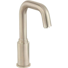 American Standard - Electronic & Sensor Faucets; Type: Sensor ; Style: Modern; Contemporary ; Type of Power: DC ; Spout Type: High Arc ; Mounting Centers: Single Hole (Inch); Finish/Coating: Brushed; Nickel - Exact Tooling