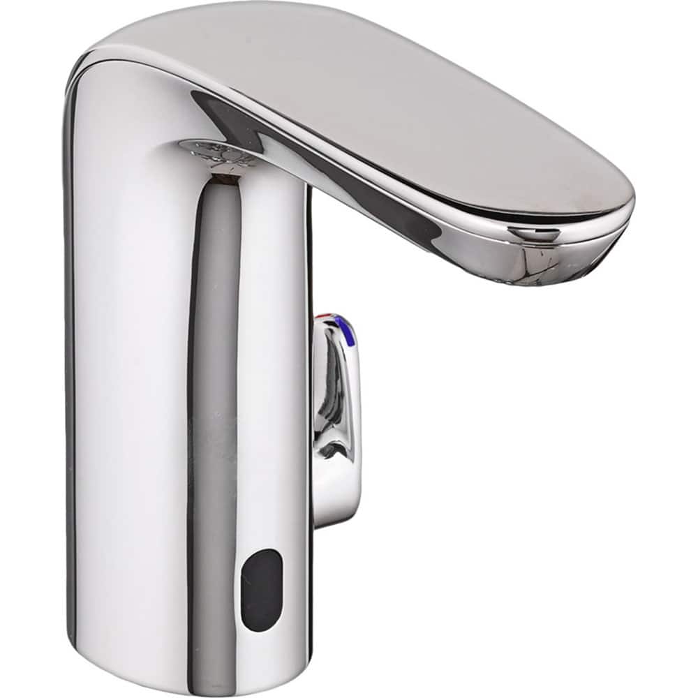 American Standard - Electronic & Sensor Faucets; Type: Sensor ; Style: Modern; Contemporary ; Type of Power: Battery ; Spout Type: Low Arc ; Mounting Centers: Single Hole (Inch); Finish/Coating: Polished Chrome - Exact Tooling