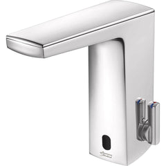 American Standard - Electronic & Sensor Faucets; Type: Sensor ; Style: Modern; Contemporary ; Type of Power: Battery ; Spout Type: Low Arc ; Mounting Centers: Single Hole (Inch); Finish/Coating: Polished Chrome - Exact Tooling