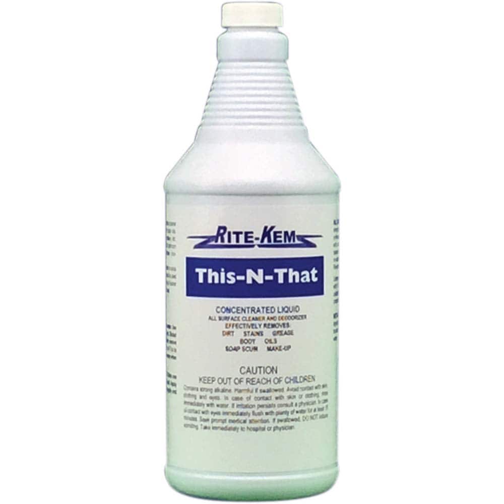 Rite-Kem - Bathroom, Tile & Toilet Bowl Cleaners; Type: Cleaning Solution ; Form: Liquid Concentrate ; Container Size: 32 oz ; Container Type: Bottle ; Scent: Pleasant ; Disinfectant: No - Exact Tooling