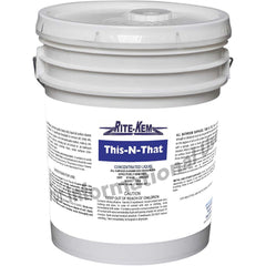 Rite-Kem - Bathroom, Tile & Toilet Bowl Cleaners; Type: Cleaning Solution ; Form: Liquid Concentrate ; Container Size: 5 Gallon Pail ; Container Type: Pail ; Scent: Pleasant ; Disinfectant: No - Exact Tooling