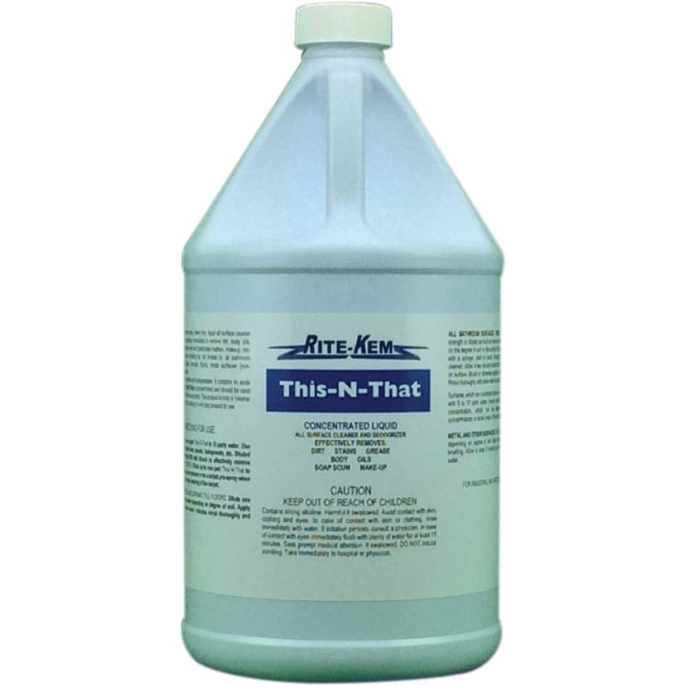 Rite-Kem - Bathroom, Tile & Toilet Bowl Cleaners; Type: Cleaning Solution ; Form: Liquid Concentrate ; Container Size: 1 Gal. ; Container Type: Bottle ; Scent: Pleasant ; Disinfectant: No - Exact Tooling