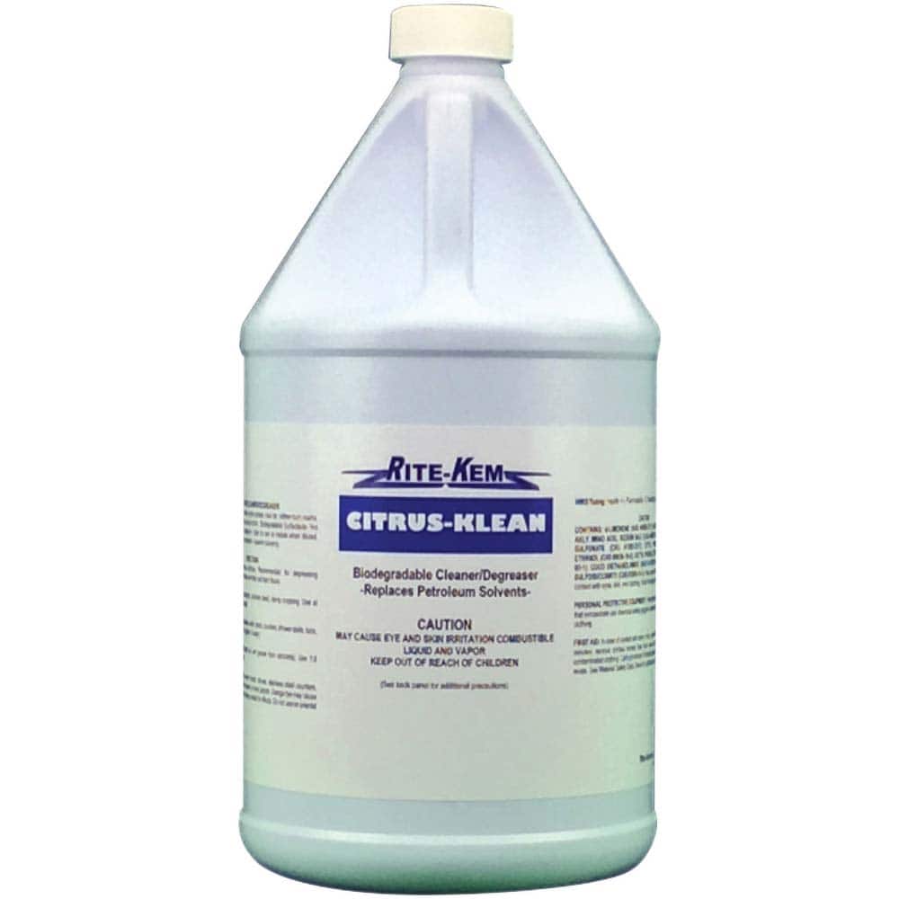Rite-Kem - All-Purpose Cleaners & Degreasers; Container Type: Plastic Bottle ; Container Size: 1 Gallon ; Scent: Pleasant ; Form: Liquid Concentrate ; Disinfectant: No ; Solution Type: Dilutable Concentrate - Exact Tooling
