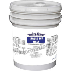 Rite-Kem - Ice & Snow Melters & De-Icers; Form: Liquid ; Container Size: 5 Gallon Pail ; Container Type: 5 Gal. Pail ; Effective Temperature (F): -20 ; Environmentally Safe: Yes ; Pallet Quantity: 36 - Exact Tooling