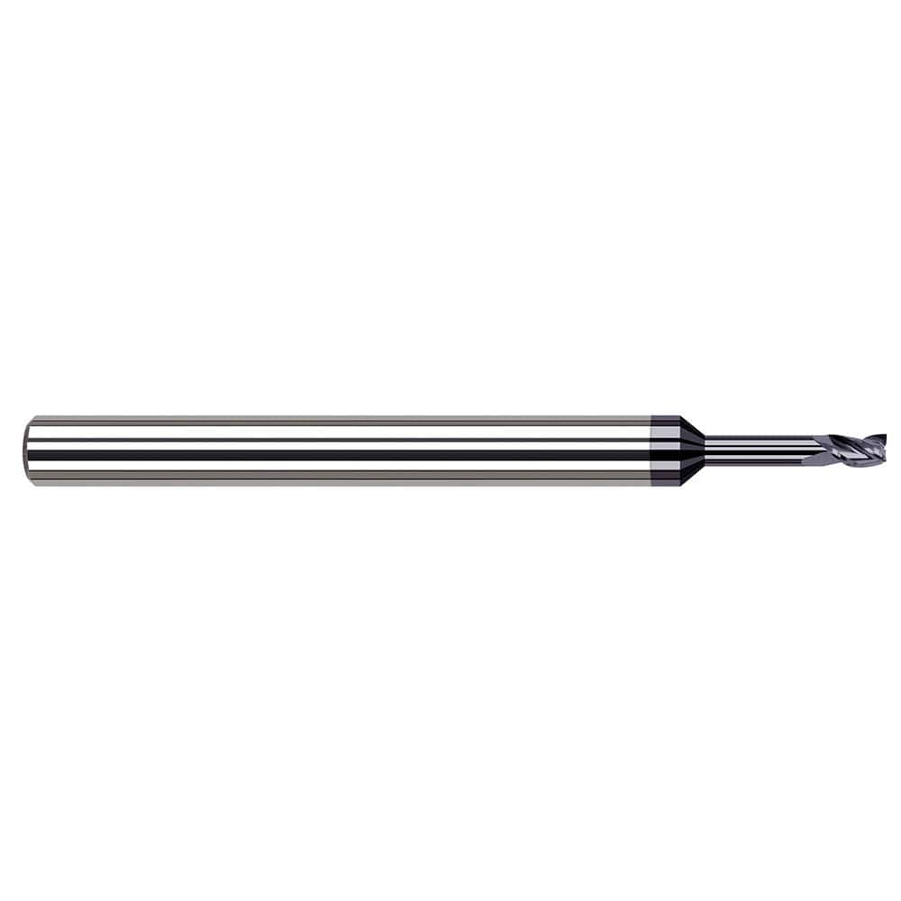 Harvey Tool - Square End Mills Mill Diameter (Decimal Inch): 0.0300 Length of Cut (Decimal Inch): 0.0450 - Exact Tooling