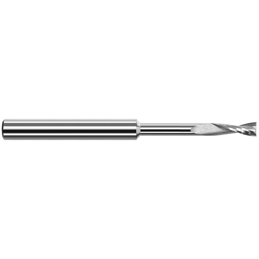 Harvey Tool - 3/32", 0.279" LOC, 1/8" Shank Diam, 2" OAL, 2 Flute Solid Carbide Square End Mill - Exact Tooling