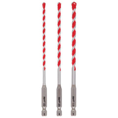 Milwaukee Tool - Drill Bit Sets; System of Measurement: Inch ; Drill Bit Material: Carbide-Tipped ; Drill Bit Set Type: Hammer Drill Bits ; Minimum Drill Bit Size (Inch): 5/32 ; Maximum Drill Bit Size (Inch): 1/4 ; Drill Point Angle: 135 - Exact Tooling