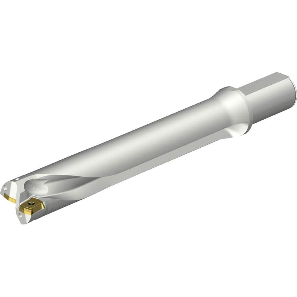 Sandvik Coromant - Indexable Insert Drills; Drill Style: DS20 ; Drill Diameter (Inch): 1.6875 ; Maximum Drill Depth (Decimal Inch): 10.1723 ; Shank Type: Straight ; Shank Diameter (Inch): 1.5 ; Cutting Direction: Right Hand - Exact Tooling