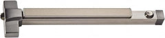 PDQ - 30 to 36" Wide Door Range, Antimicrobial, Satin Stainless Steel Finish Fire Rated Rim Exit Push Bar - Fits 30 to 36" Door - Exact Tooling