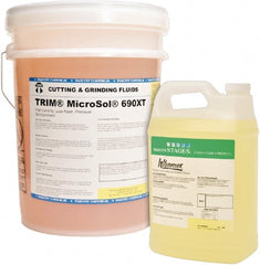Master Fluid Solutions - Trim MicroSol 690XT, 5 Gal Pail Cutting & Cleaning Fluid - Semisynthetic, For Machining - Exact Tooling
