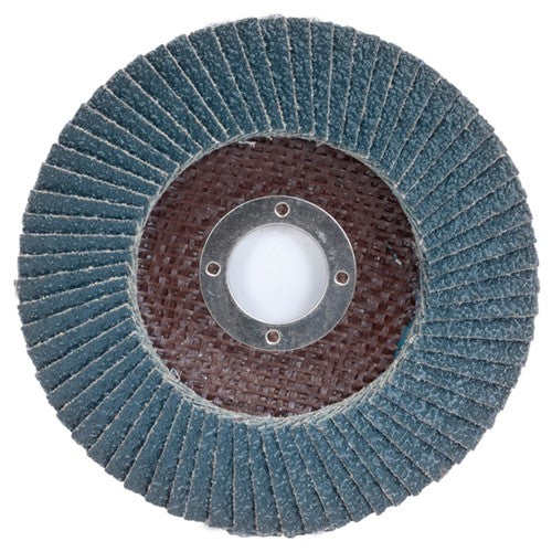 4 1/2″ × 1/4″ × 7/8″ PowerFlex Flap Disc Type 27 Flat 60 Grit - Exact Tooling
