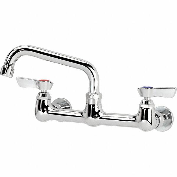 Krowne - Wall Mount, Service Sink Faucet without Spray - Two Handle, Blade Handle, Standard Spout, No Drain - Exact Tooling