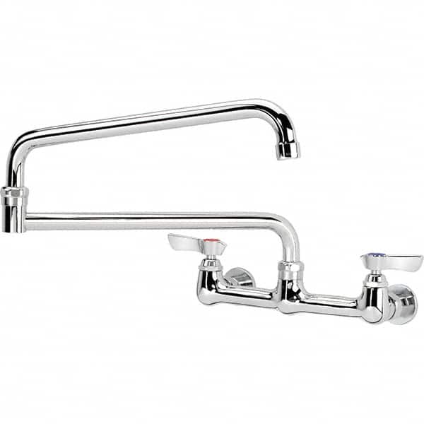 Krowne - Wall Mount, Service Sink Faucet without Spray - Two Handle, Blade Handle, Standard Spout, No Drain - Exact Tooling