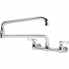 Krowne - Wall Mount, Service Sink Faucet without Spray - Two Handle, Blade Handle, Standard Spout, No Drain - Exact Tooling