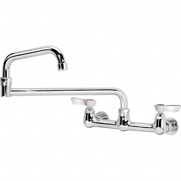 Krowne - Wall Mount, Service Sink Faucet without Spray - Two Handle, Blade Handle, Standard Spout, No Drain - Exact Tooling
