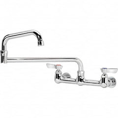 Krowne - Wall Mount, Service Sink Faucet without Spray - Two Handle, Blade Handle, Standard Spout, No Drain - Exact Tooling