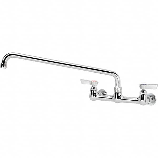 Krowne - Wall Mount, Service Sink Faucet without Spray - Two Handle, Blade Handle, Standard Spout, No Drain - Exact Tooling