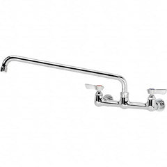 Krowne - Wall Mount, Service Sink Faucet without Spray - Two Handle, Blade Handle, Standard Spout, No Drain - Exact Tooling