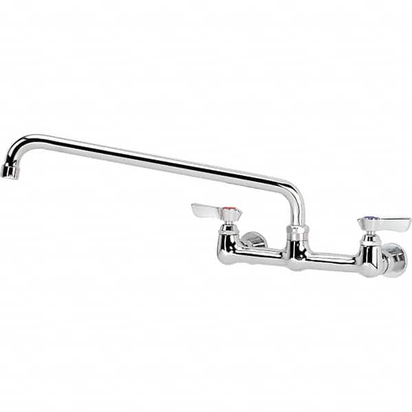 Krowne - Wall Mount, Service Sink Faucet without Spray - Two Handle, Blade Handle, Standard Spout, No Drain - Exact Tooling