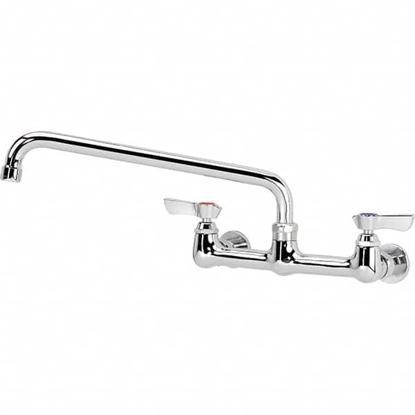 Krowne - Wall Mount, Service Sink Faucet without Spray - Two Handle, Blade Handle, Standard Spout, No Drain - Exact Tooling