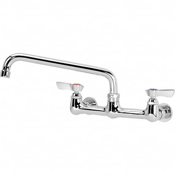 Krowne - Wall Mount, Service Sink Faucet without Spray - Two Handle, Blade Handle, Standard Spout, No Drain - Exact Tooling