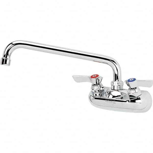 Krowne - Wall Mount, Service Sink Faucet without Spray - Two Handle, Color Coded Handle, Standard Spout, No Drain - Exact Tooling