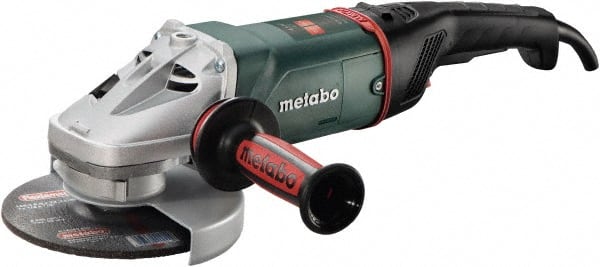 Metabo - 7" Wheel Diam, 8,500 RPM, Corded Angle & Disc Grinder - 5/8-11 Spindle, 15 Amps - Exact Tooling