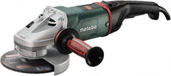 Metabo - 7" Wheel Diam, 8,500 RPM, Corded Angle & Disc Grinder - 5/8-11 Spindle, 15 Amps - Exact Tooling