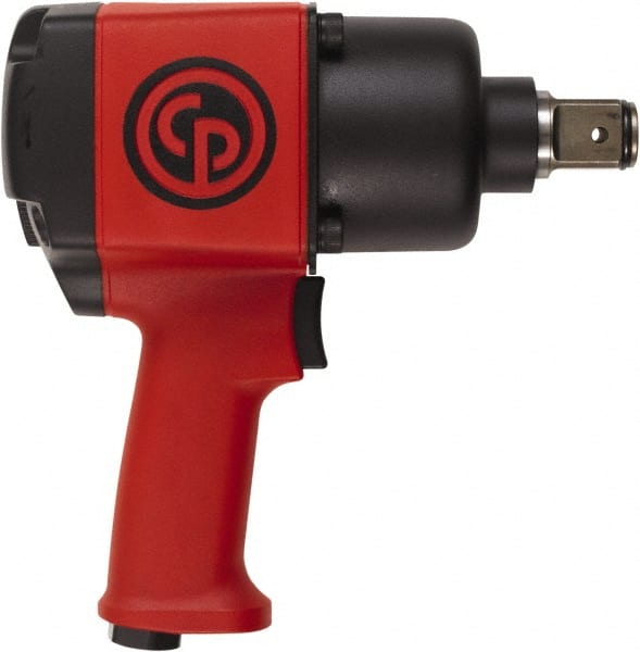 Chicago Pneumatic - 1" Drive, 6,300 RPM, 950 Ft/Lb Torque Impact Wrench - Pistol Grip Handle, 900 IPM, 30 CFM, 90 psi, 3/8" NPT Inlet - Exact Tooling