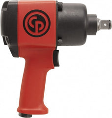 Chicago Pneumatic - 3/4" Drive, 6,300 RPM, 950 Ft/Lb Torque Impact Wrench - Pistol Grip Handle, 900 IPM, 30 CFM, 90 psi, 3/8" NPT Inlet - Exact Tooling